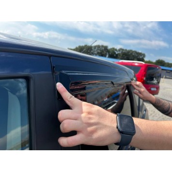 Дефлекторы окон Nissan Qashqai I 2006-2014  накладные (DEFL) Q2-3